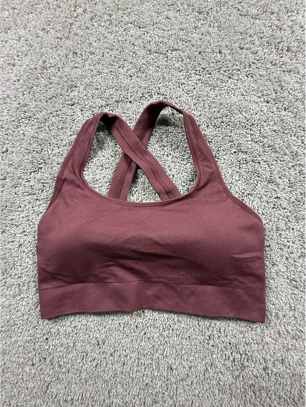 Athleta Aurora Scoop Bra Size Large D-DD Tawny Rose NWOT